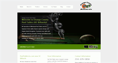 Desktop Screenshot of ocbilliards.com